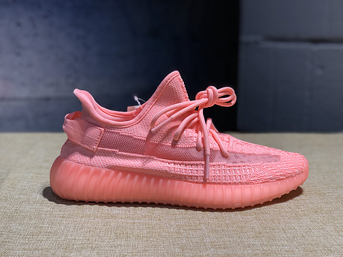 Adidas Yeezy Boost 350 V2 _Glow in the Dark-Pink_ style code_ EG7496 SIZE_ 36-39-fafbe195